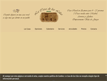 Tablet Screenshot of lacasadelaslilas.com